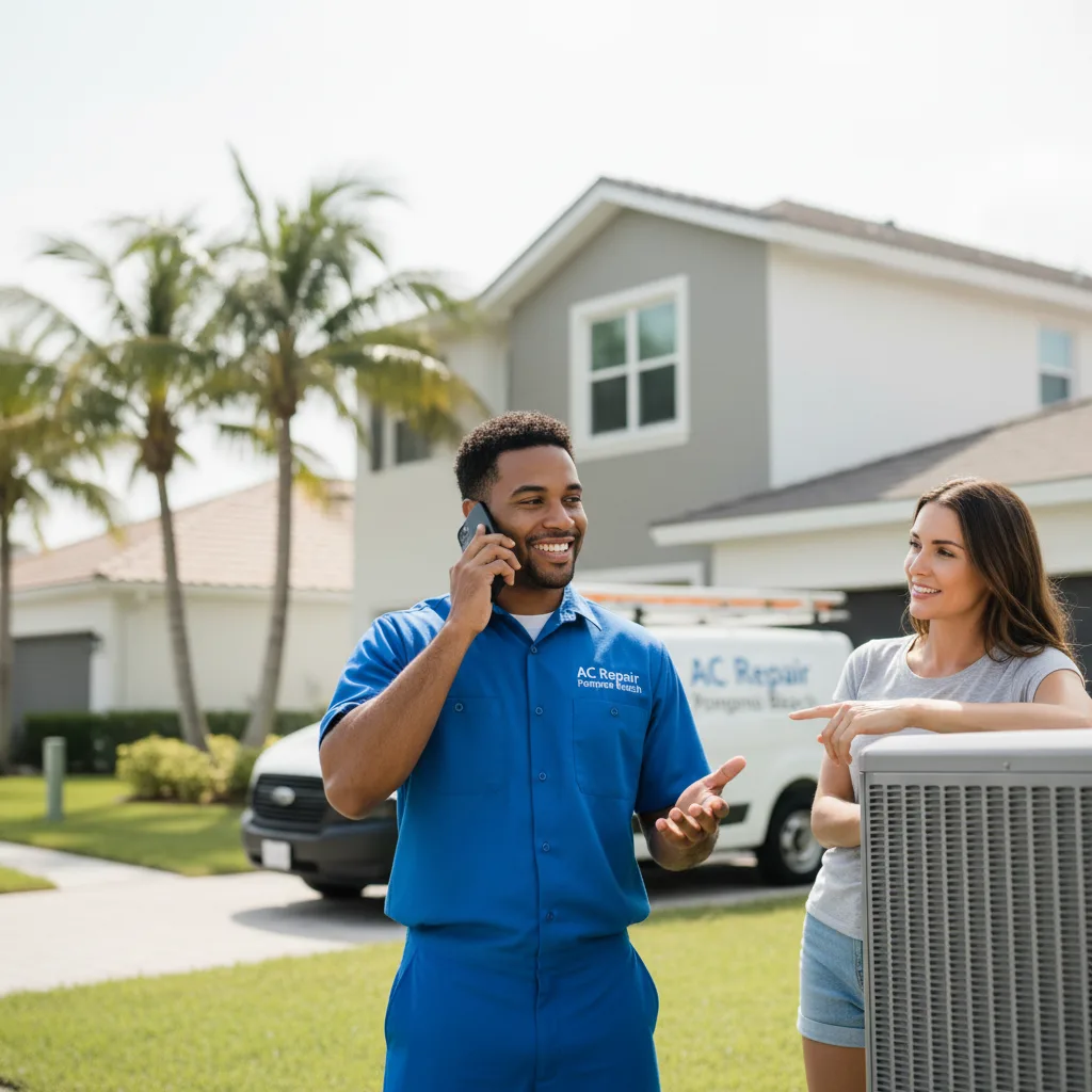 AC Repair Pompano Beach customer support in New Hempstead